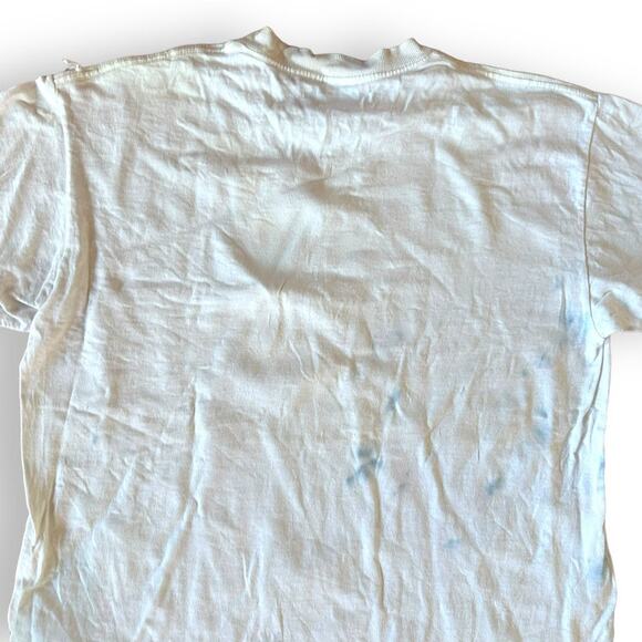 Vintage 90s NSync Band T Shirt White World Tour Delta - Picture 5 of 7